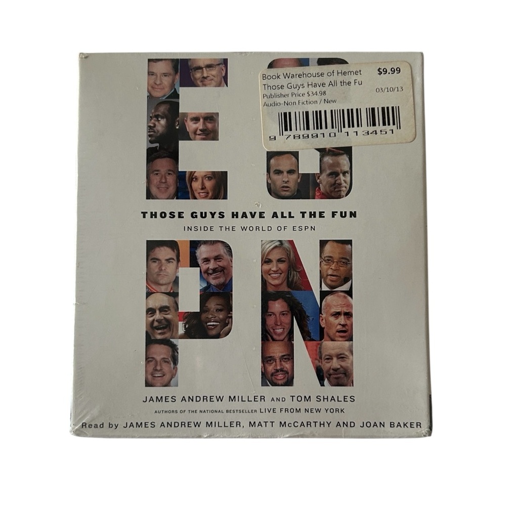 Those Guys Have All the Fun Inside the World of ESPN by James Andrew Miller NOS